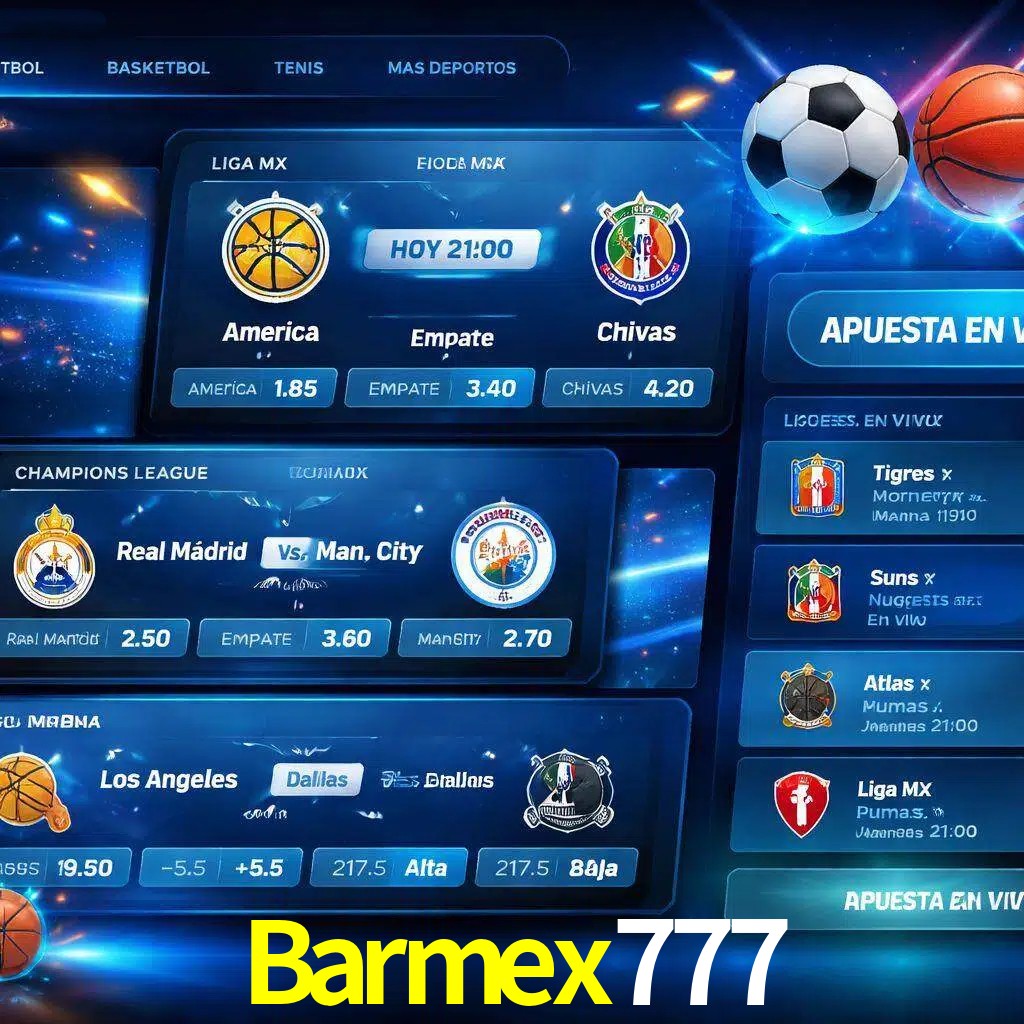 Mercados de apuestas deportivas Barmex777 para jugadores en México