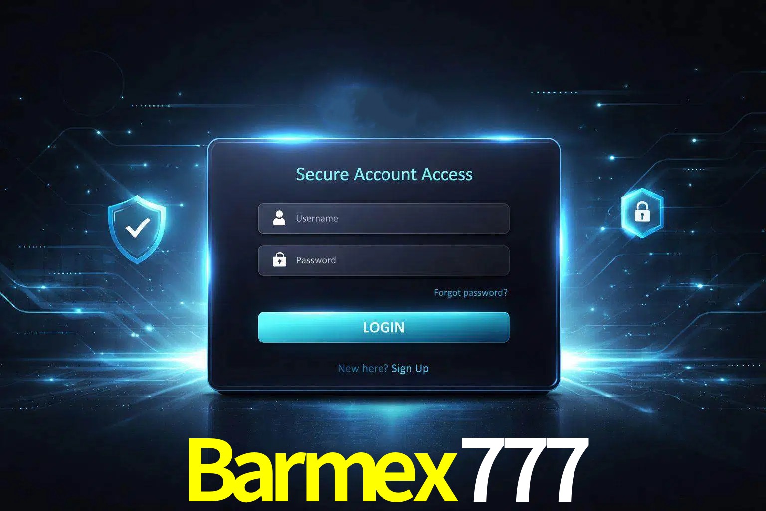 Pantalla de inicio de sesión de cuenta Barmex777 para usuarios en México