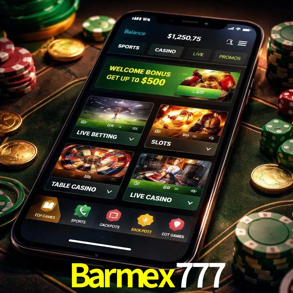 Diseño de juegos móviles Barmex777 para usuarios en México